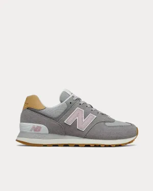 574 Steel with Rose Water Low Top Sneakers