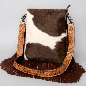 ADBGS192BRW American Darling Hair On Genuine Leather Women Bag Western Handbag Purse