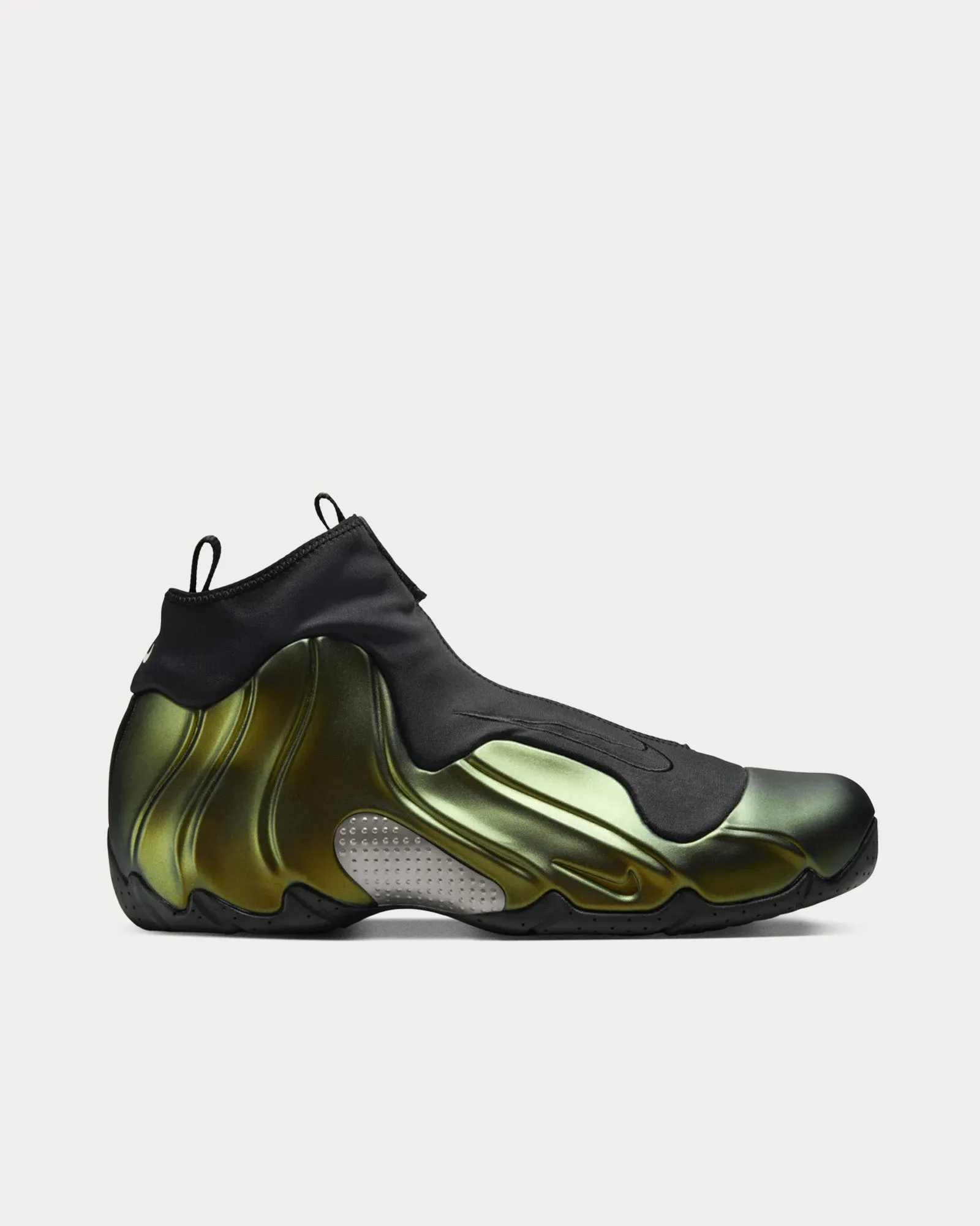 Air Flightposite Black / Metallic Gold High Top Sneakers