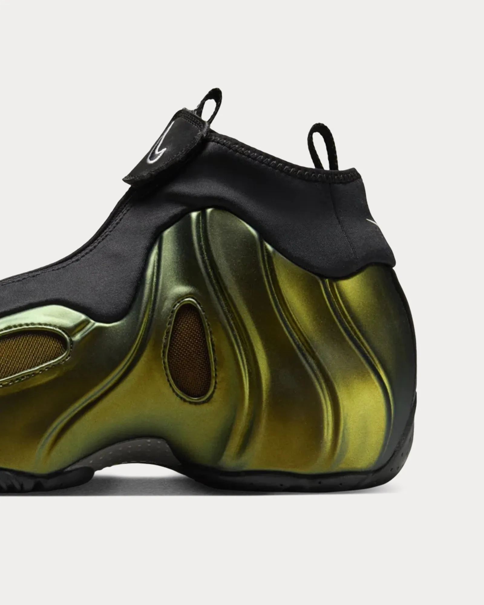 Air Flightposite Black / Metallic Gold High Top Sneakers