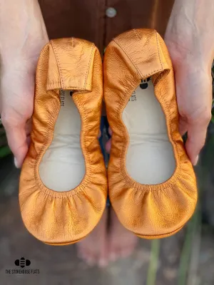 Amber Rush Leather Flats - Storehouse Flats