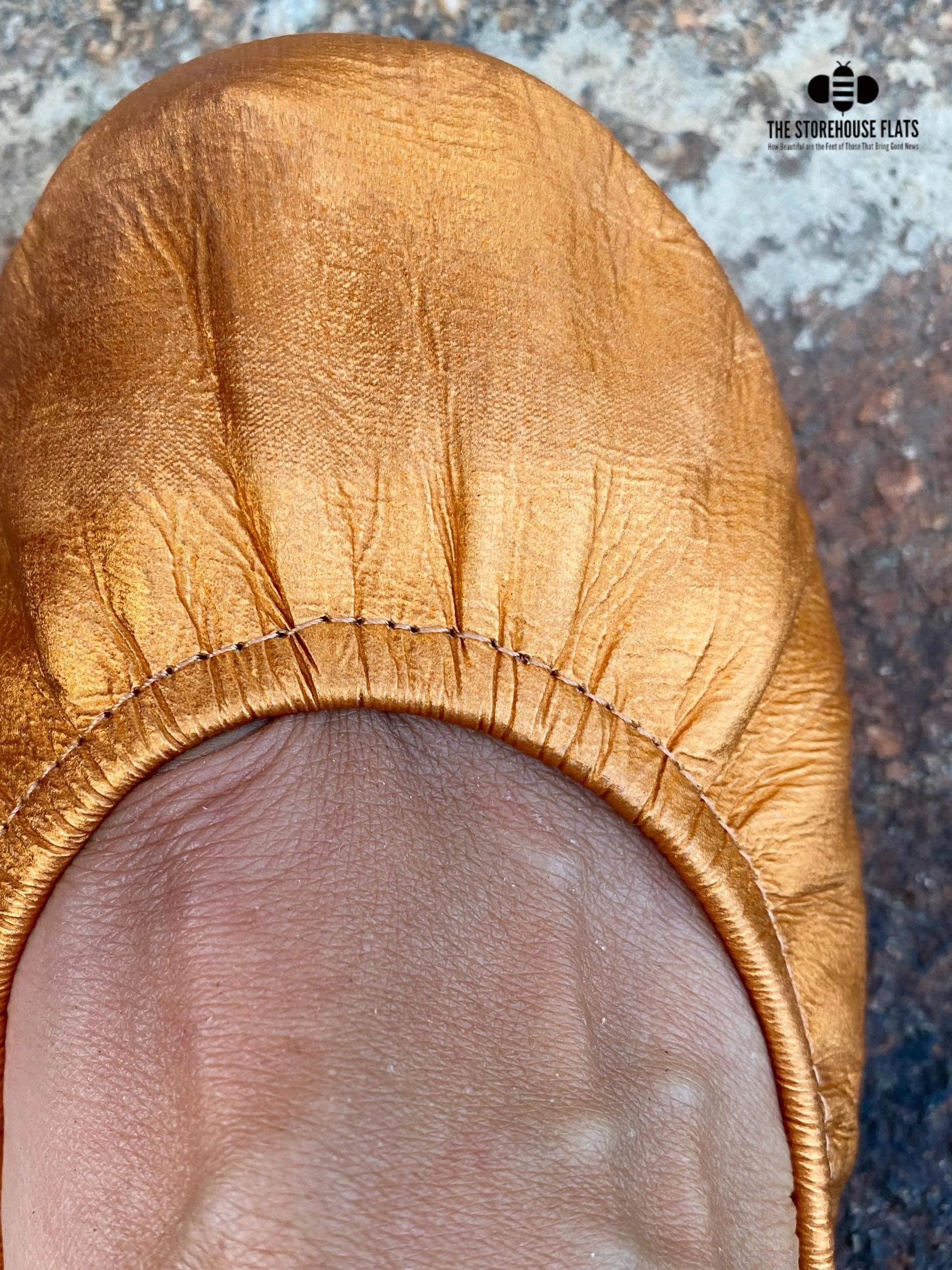 Amber Rush Leather Flats - Storehouse Flats