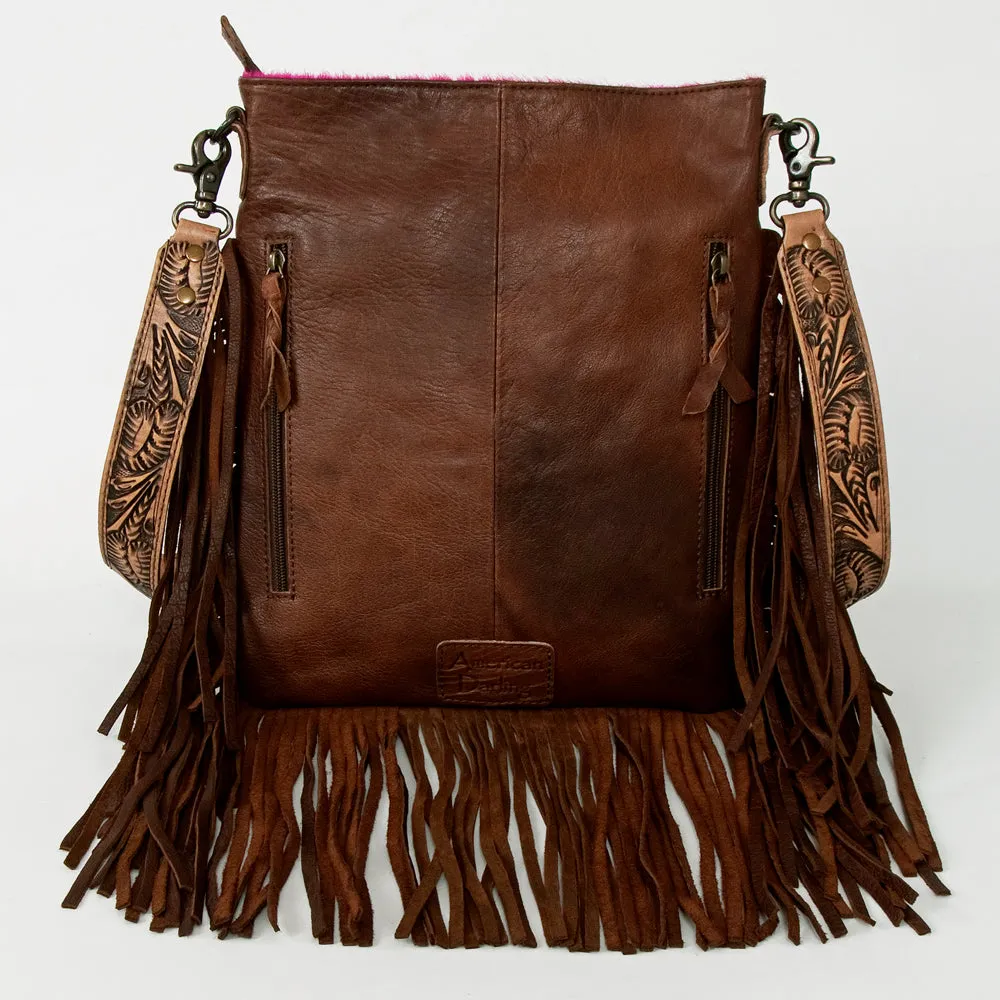 American Darling ADBGS192AU Messenger Hair-On Genuine Leather Women Bag Western Handbag Purse