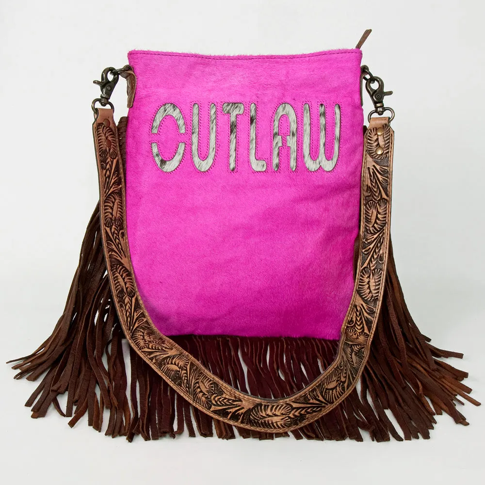 American Darling ADBGS192AU Messenger Hair-On Genuine Leather Women Bag Western Handbag Purse