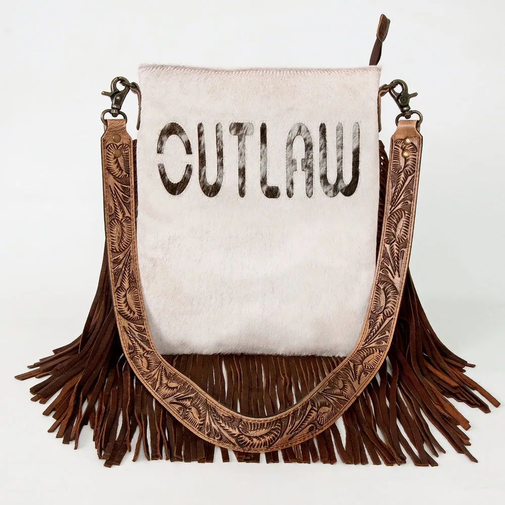 American Darling ADBGS192AY Messenger Hair-On Genuine Leather Women Bag Western Handbag Purse