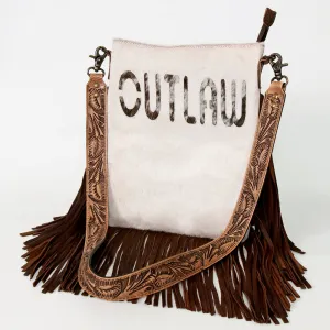 American Darling ADBGS192AY Messenger Hair-On Genuine Leather Women Bag Western Handbag Purse