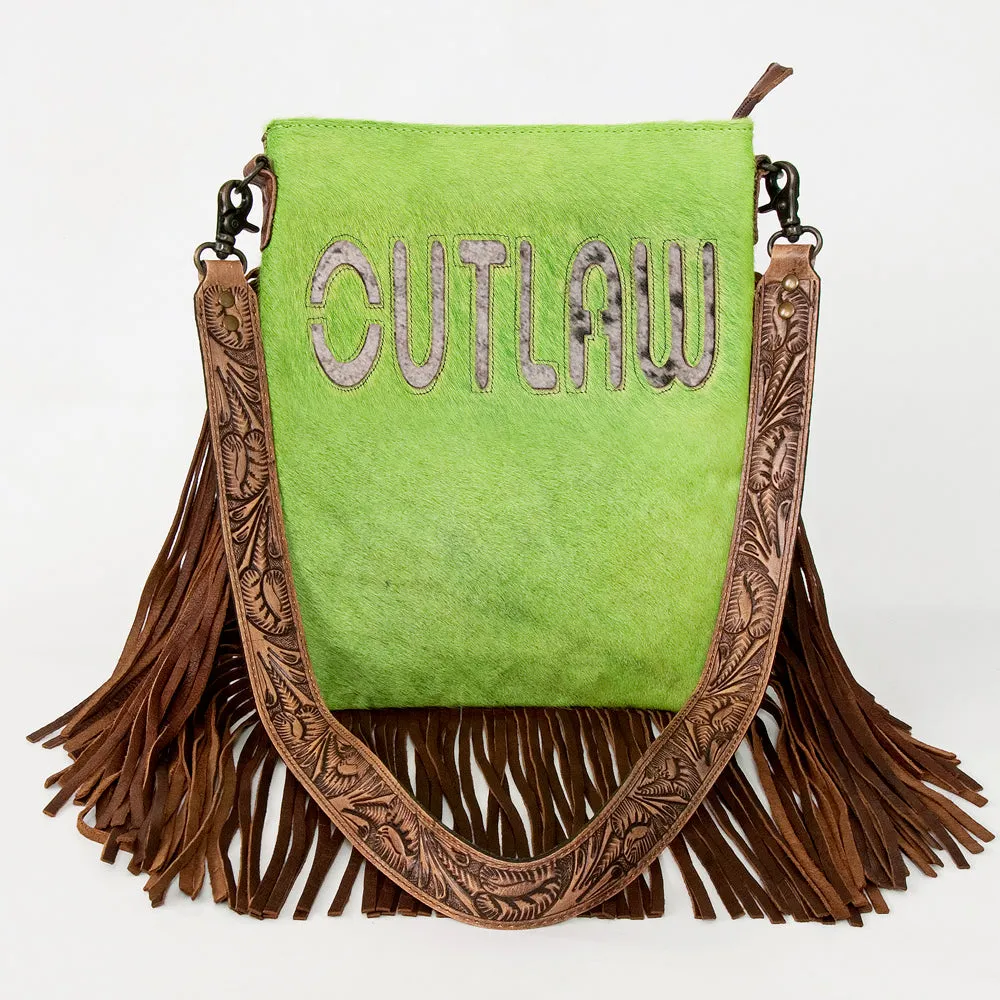 American Darling ADBGS192BC Messenger Hair-On Genuine Leather Women Bag Western Handbag Purse