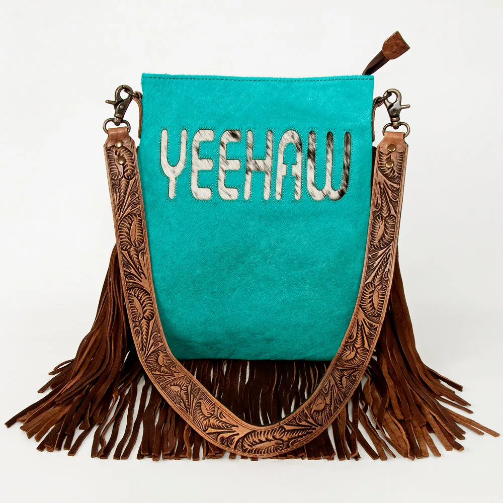 American Darling ADBGS192BG Messenger Hair-On Genuine Leather Women Bag Western Handbag Purse