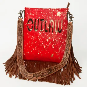 American Darling ADBGS192BK Messenger Hair-On Genuine Leather Women Bag Western Handbag Purse