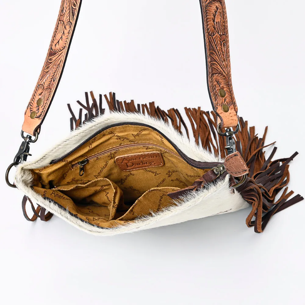 American Darling ADBGS192BY Messenger Hair-On Genuine Leather Women Bag Western Handbag Purse