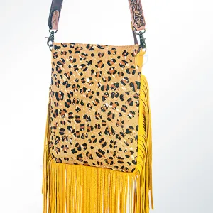 American Darling ADBGS192F Messenger Hair On Genuine Leather Women Bag Western Handbag Purse