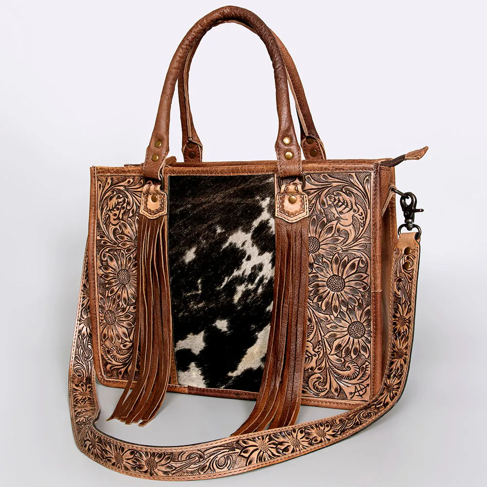 American Darling Briefcase Hand Tooled Saddle Blanket Genuine Leather women bag western handbag purse