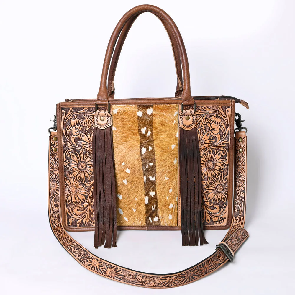 American Darling Briefcase Hand Tooled Saddle Blanket Genuine Leather women bag western handbag purse