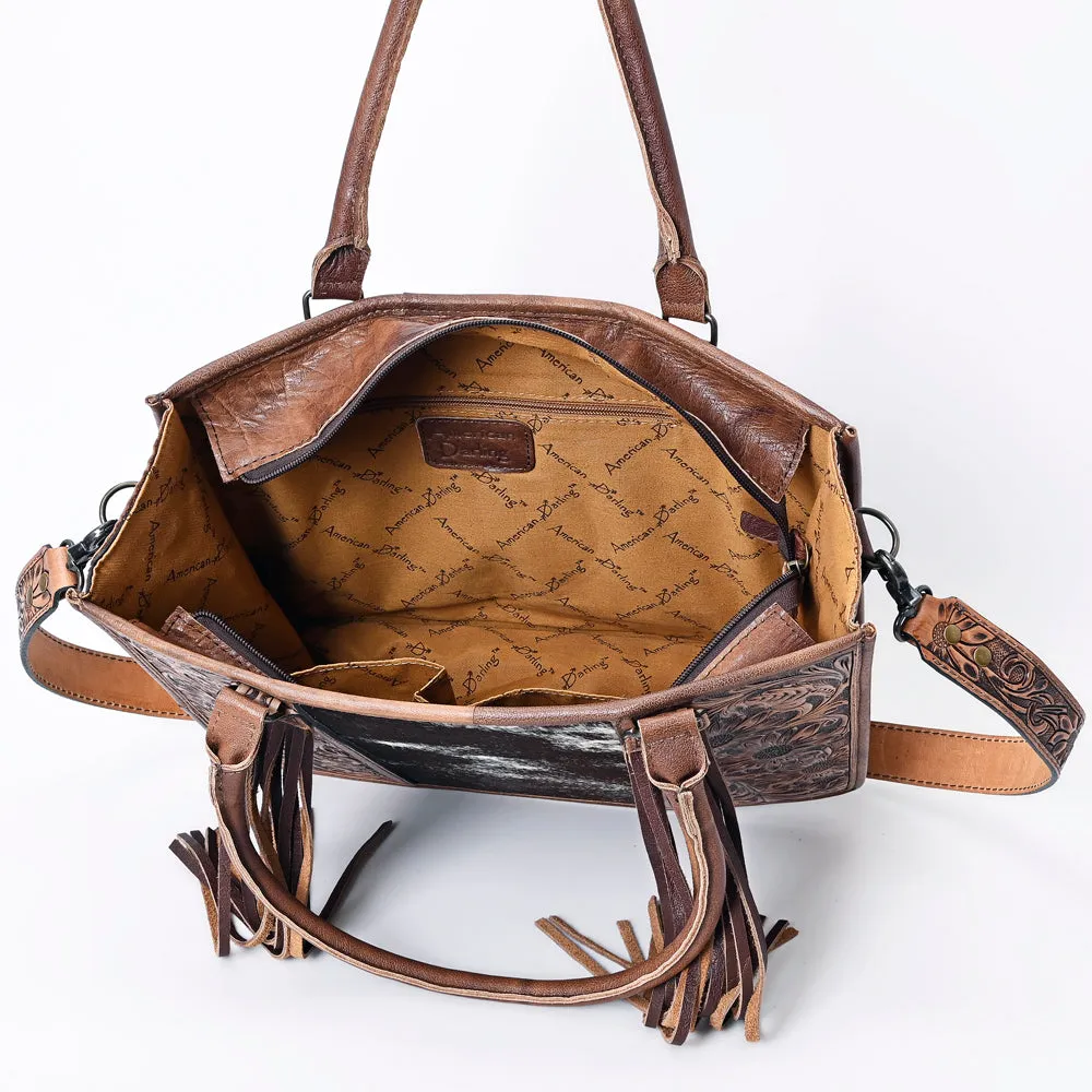 American Darling Briefcase Hand Tooled Saddle Blanket Genuine Leather women bag western handbag purse