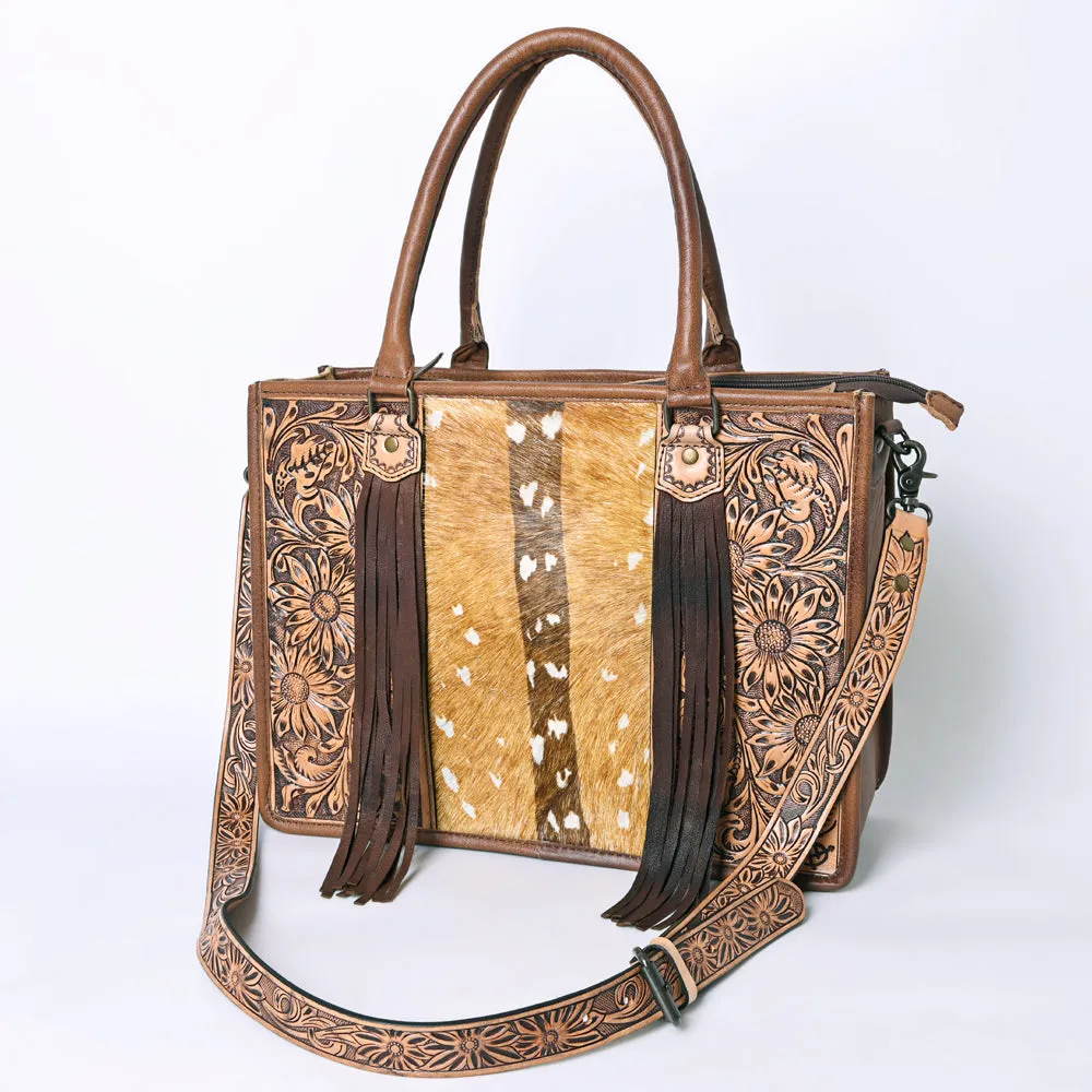 American Darling Briefcase Hand Tooled Saddle Blanket Genuine Leather women bag western handbag purse