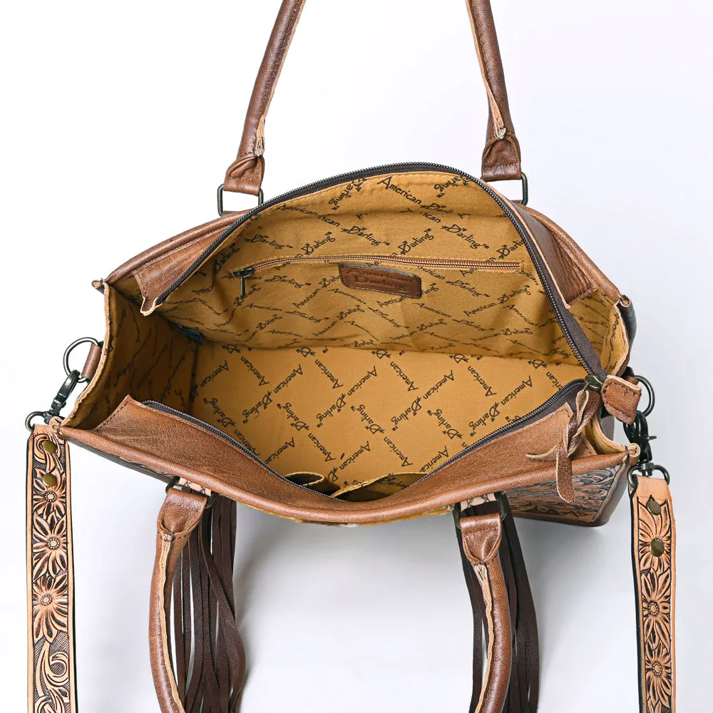 American Darling Briefcase Hand Tooled Saddle Blanket Genuine Leather women bag western handbag purse