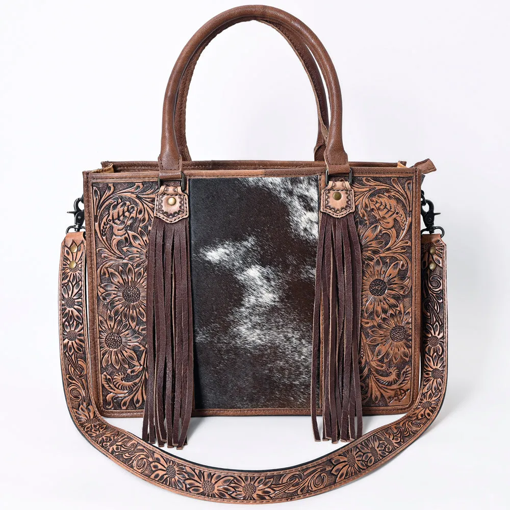 American Darling Briefcase Hand Tooled Saddle Blanket Genuine Leather women bag western handbag purse