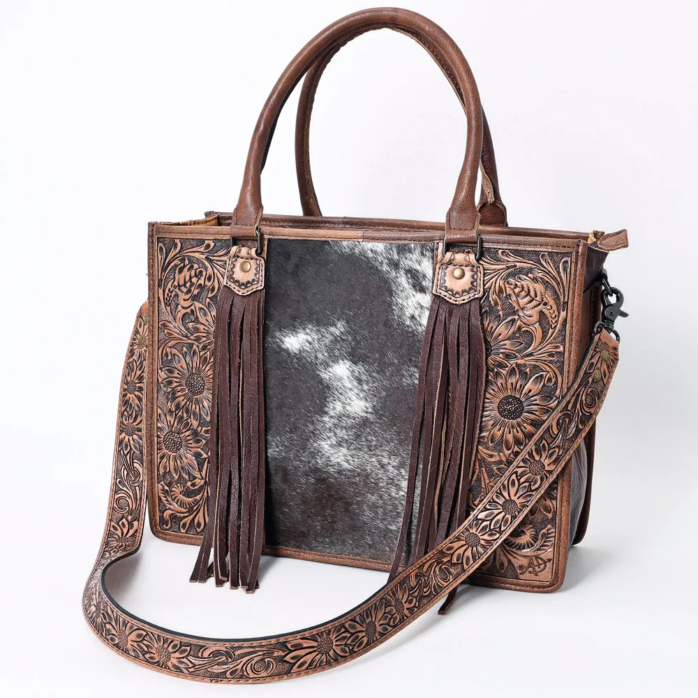 American Darling Briefcase Hand Tooled Saddle Blanket Genuine Leather women bag western handbag purse