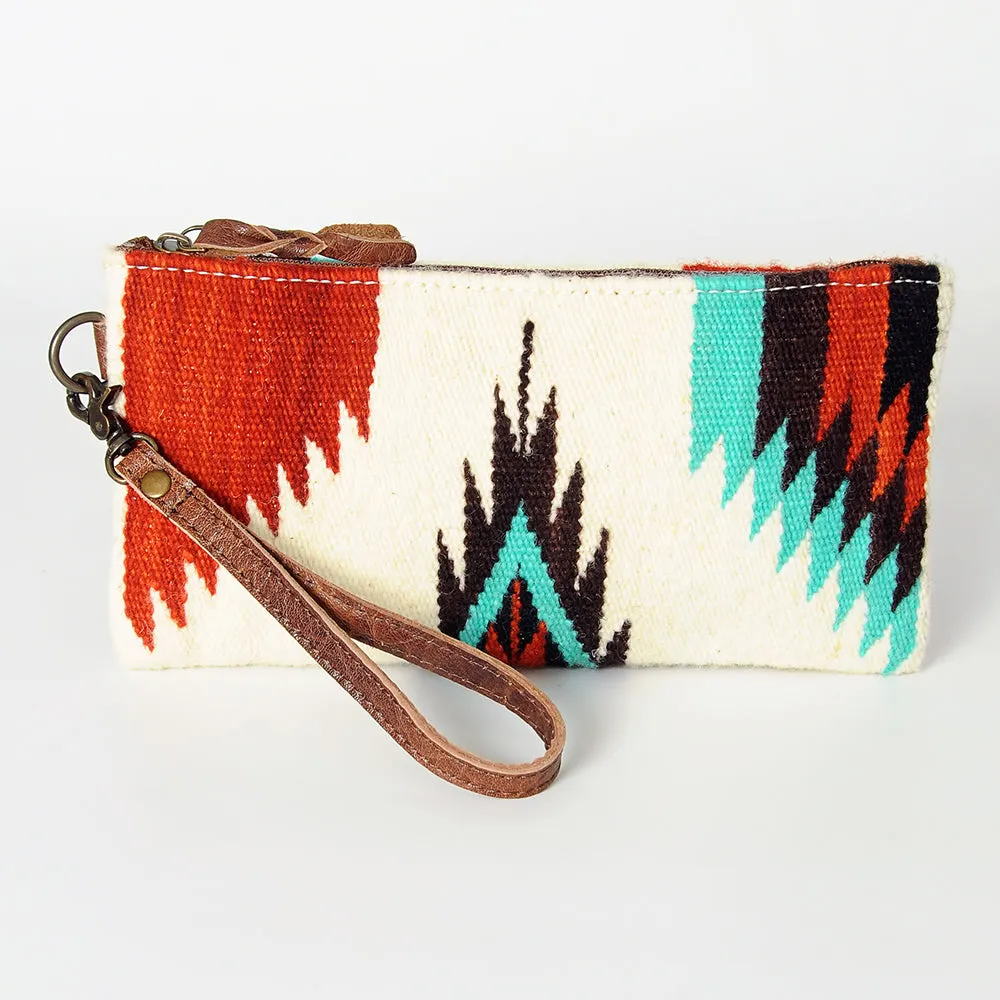 American Darling Wristlet Saddle Blanket Genuine Leather Western Women Bag | Handbag Purse | Women Wristlet Purse | Wristlet Purse | Travel Wristlet Purse | Leather Wristlet Purse | Clutch Wristlet Purse