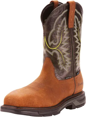 Ariat Men's WorkHog XT Wide Square Toe Waterproof Carbon Toe Work Boot