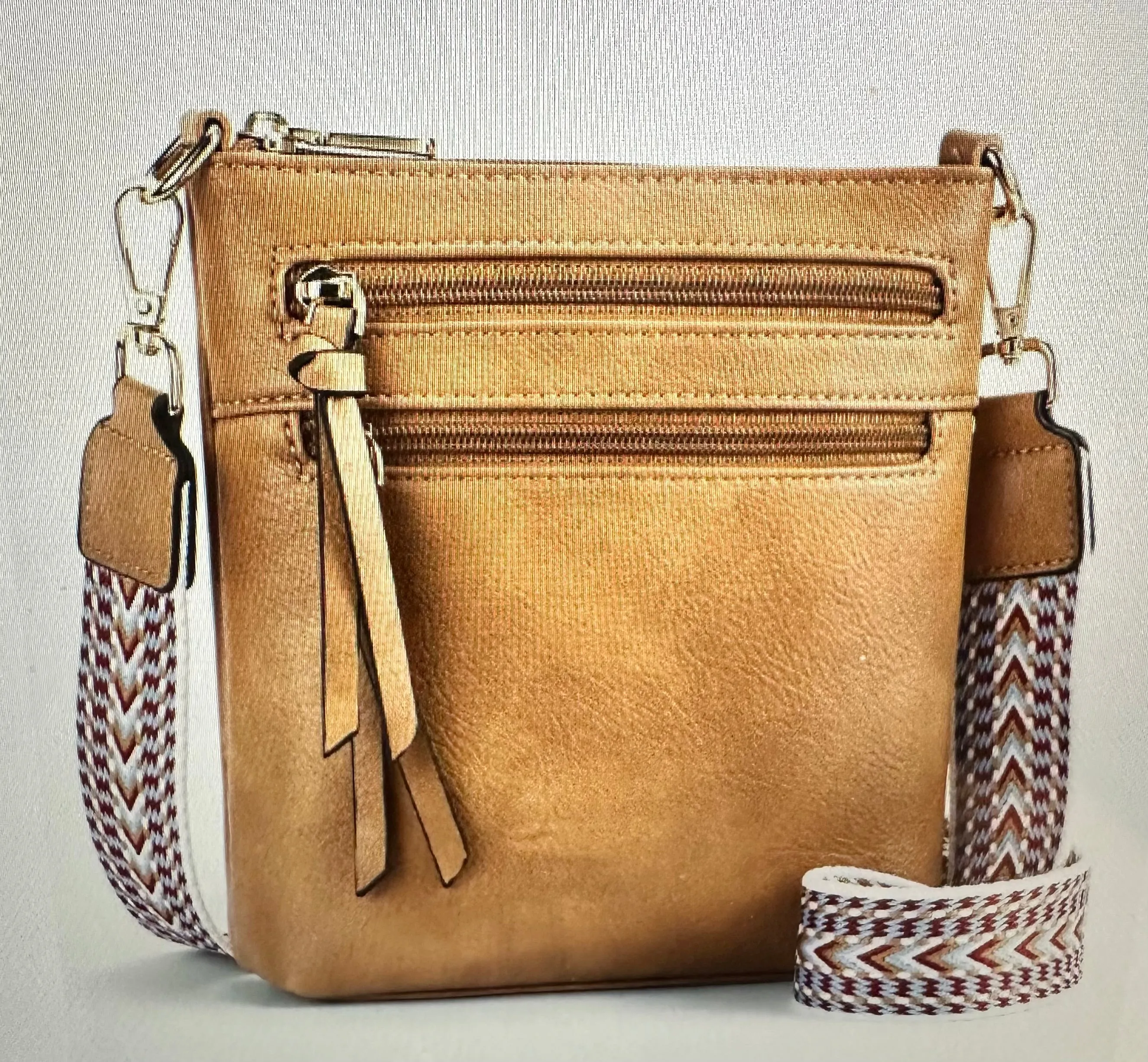 Assorted Half Pint Aztec Strap Purse