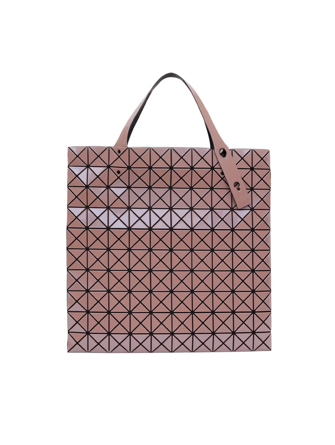 Bao Bao Issey Miyake Metallic Pink Beige Prism Tote