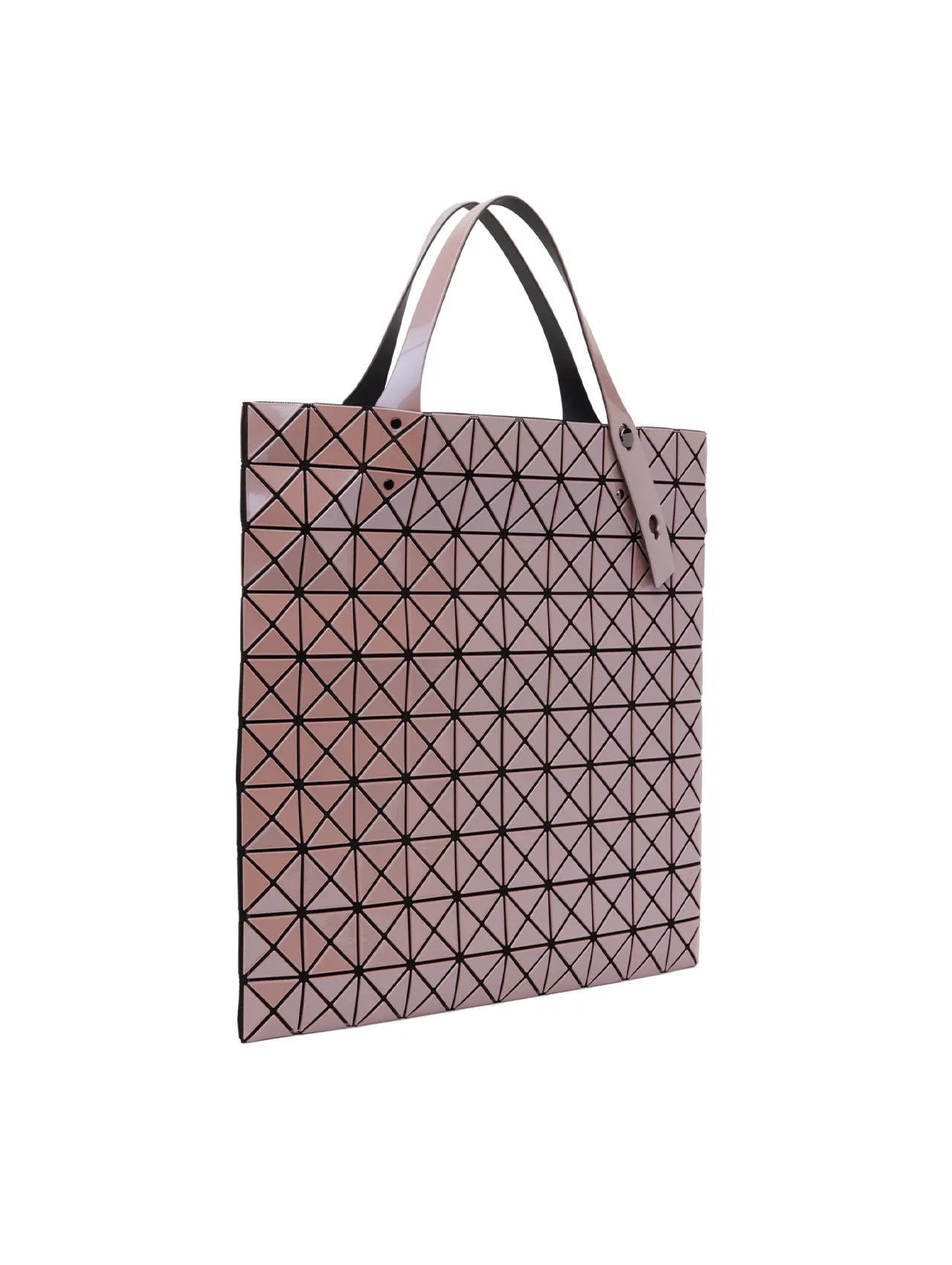 Bao Bao Issey Miyake Metallic Pink Beige Prism Tote