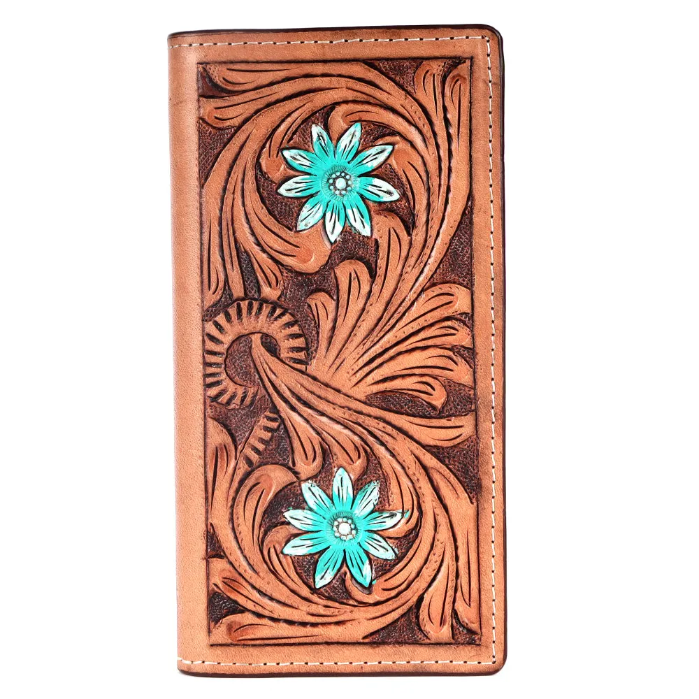 BAR H EQUINE Genuine Leather Rodeo - Bifold & Trifold Wallet For Men Women