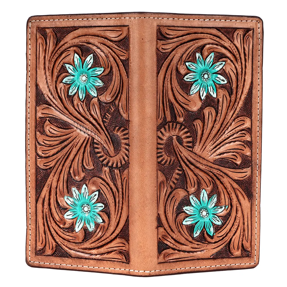 BAR H EQUINE Genuine Leather Rodeo - Bifold & Trifold Wallet For Men Women