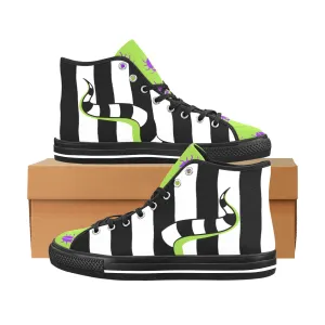Beetlejuice & Sandworm High Top Sk8 Canvas Sneakers