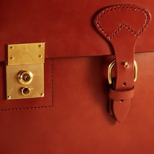 Bespoke Music Case | Music Tote | Hand Stitched | English Bridle Leather | No.99B