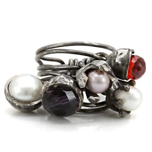Brass Ring Assorted Multi LOA599 for Women Style Antique