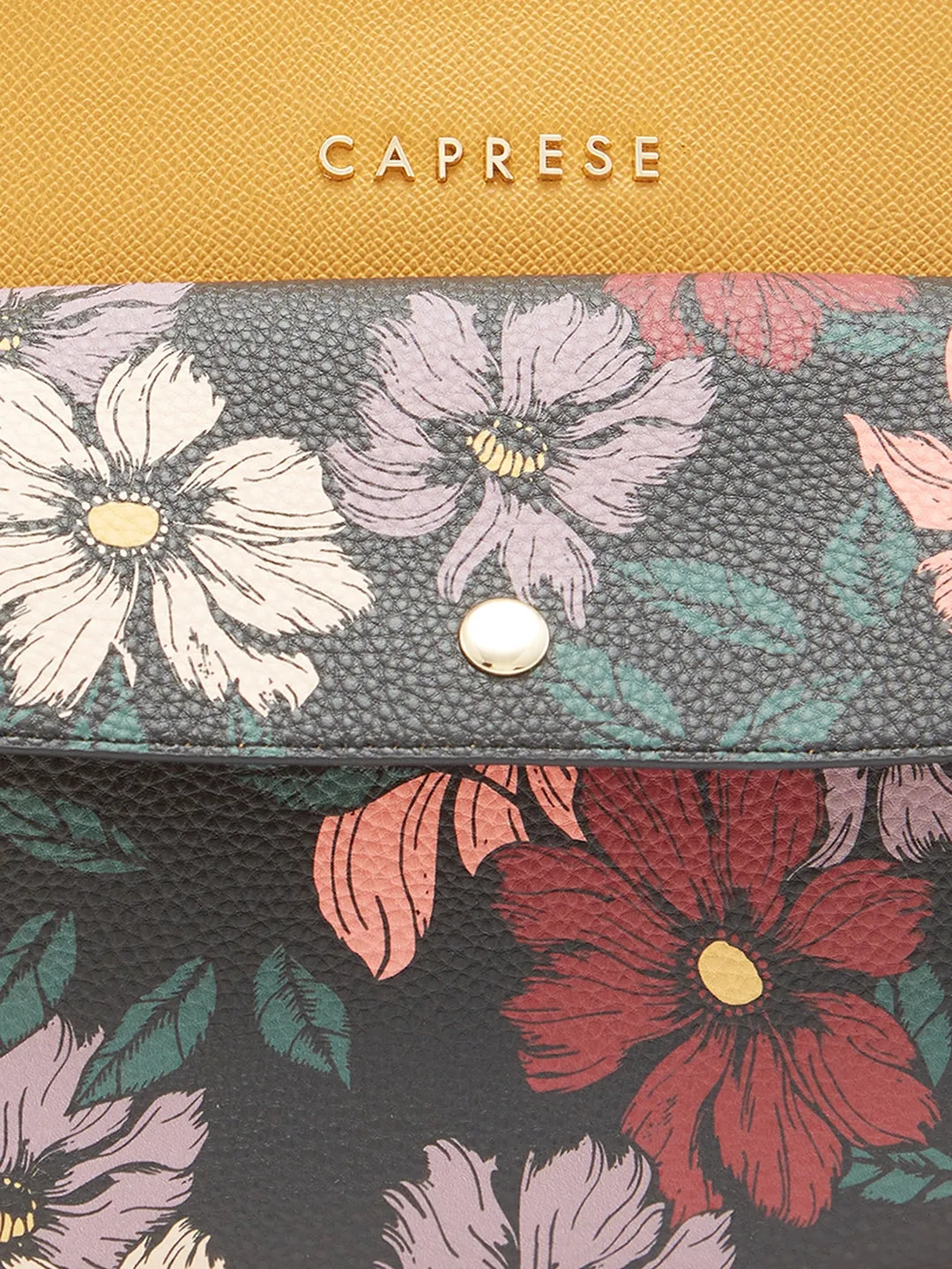 Caprese Daphne Satchel Medium Yellow