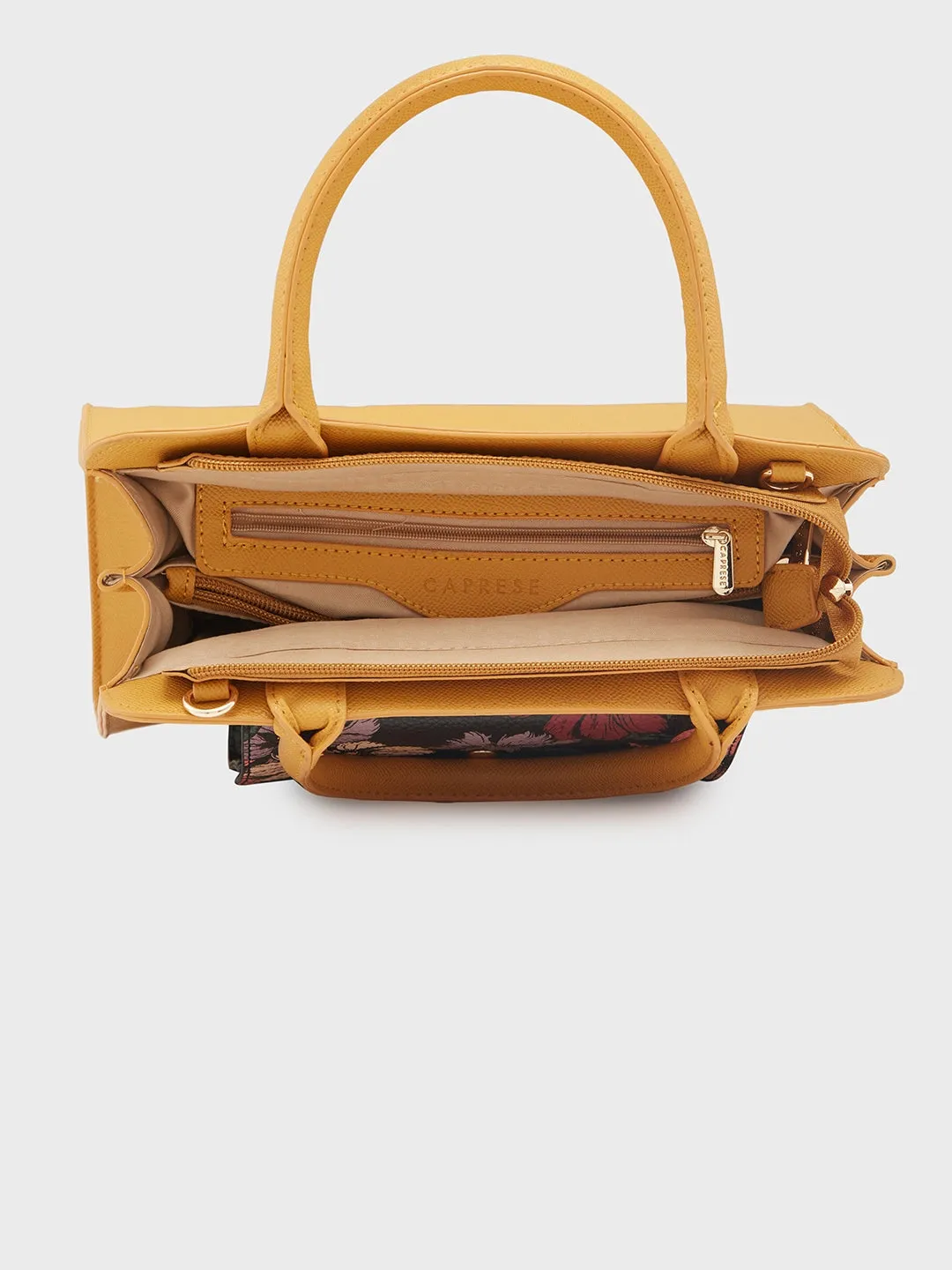 Caprese Daphne Satchel Medium Yellow