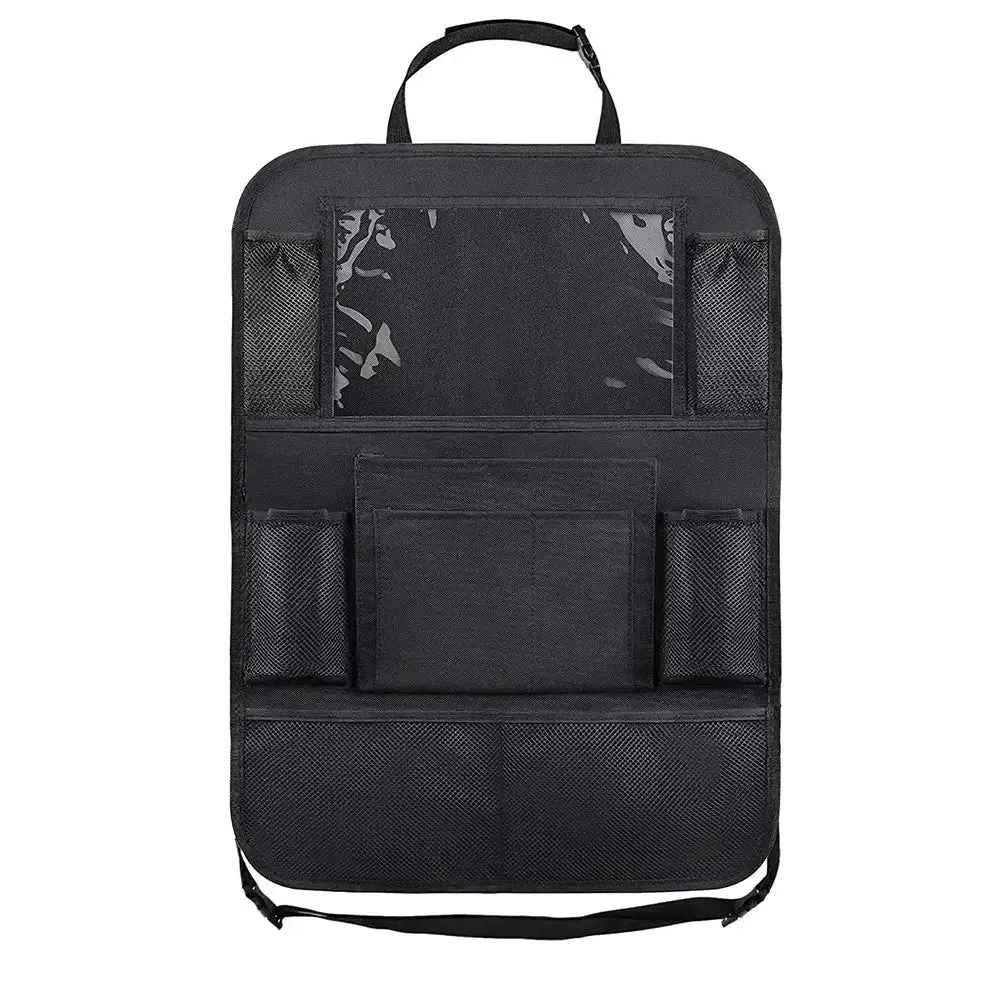 Car Backseat Organizer, 9 Storage Pockets Seat Back Protectors Kick Mats