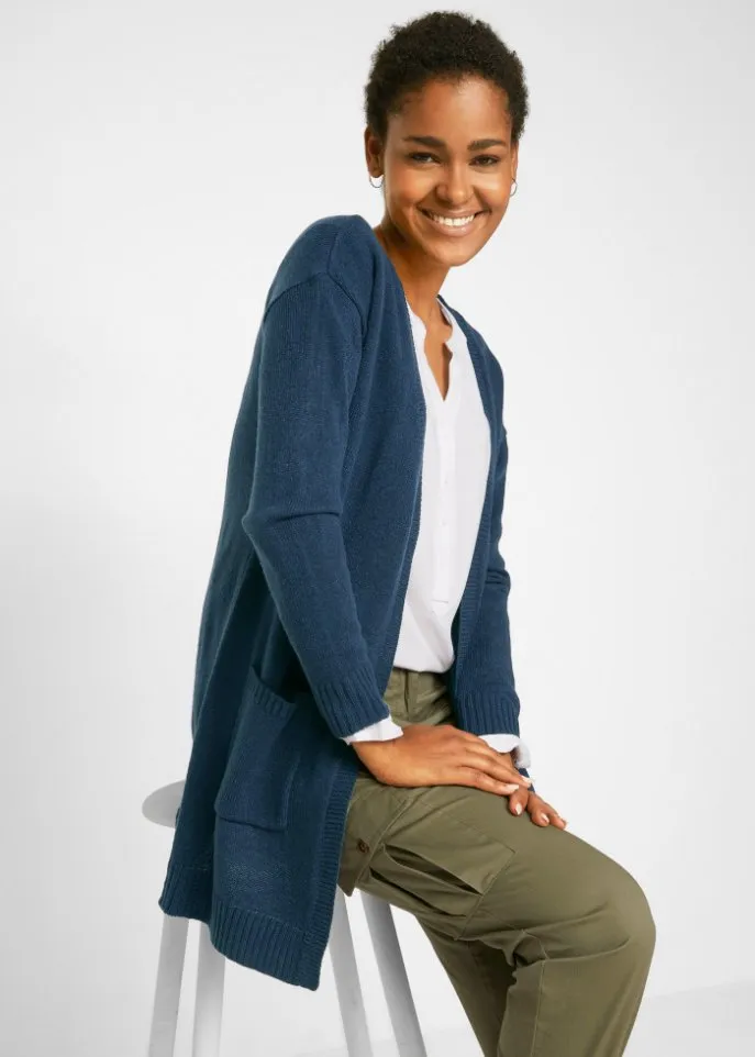 Cardigan Bpc Bonprix Collection, blue
