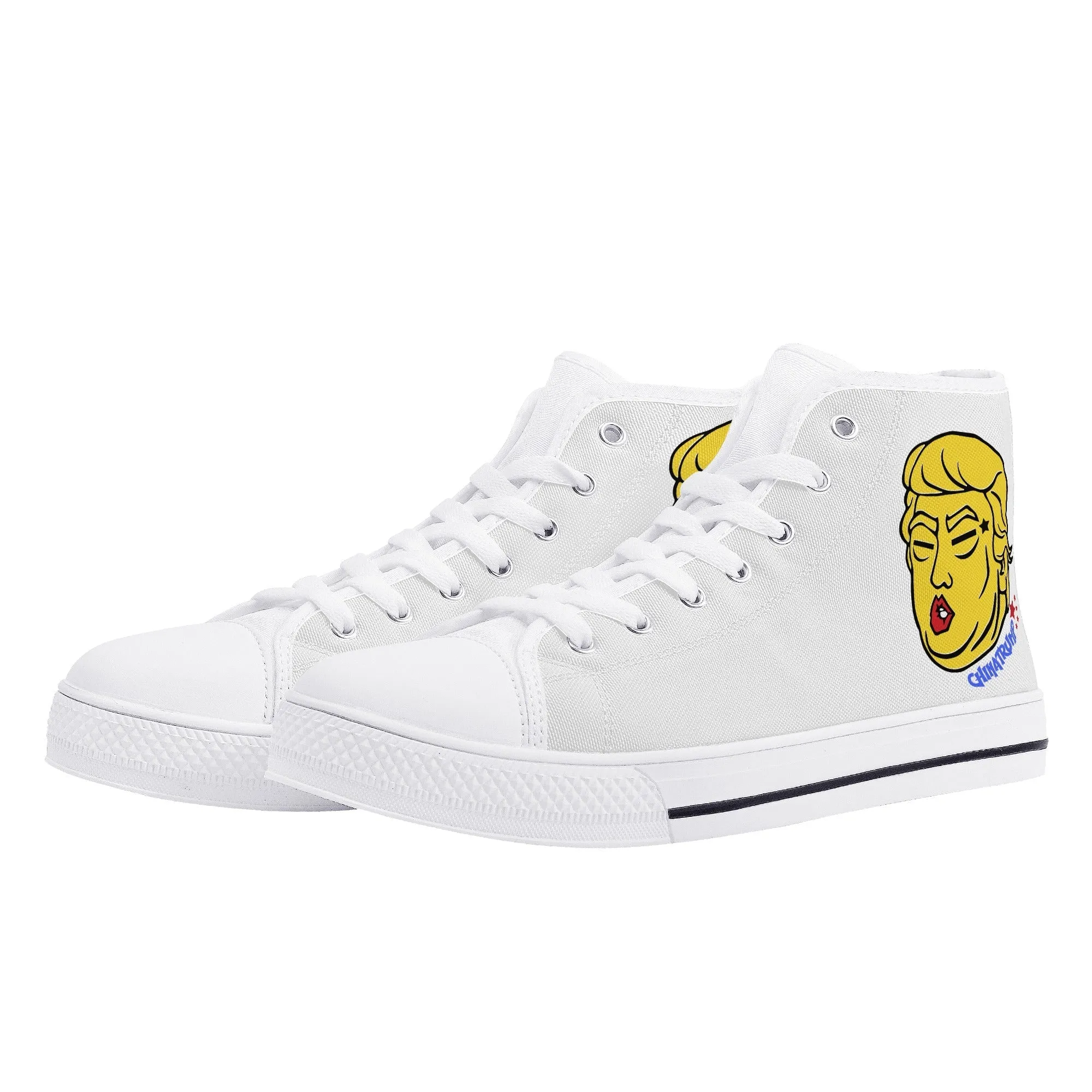 Chinatrump - Trump Meme | High Top Canvas Sneakers