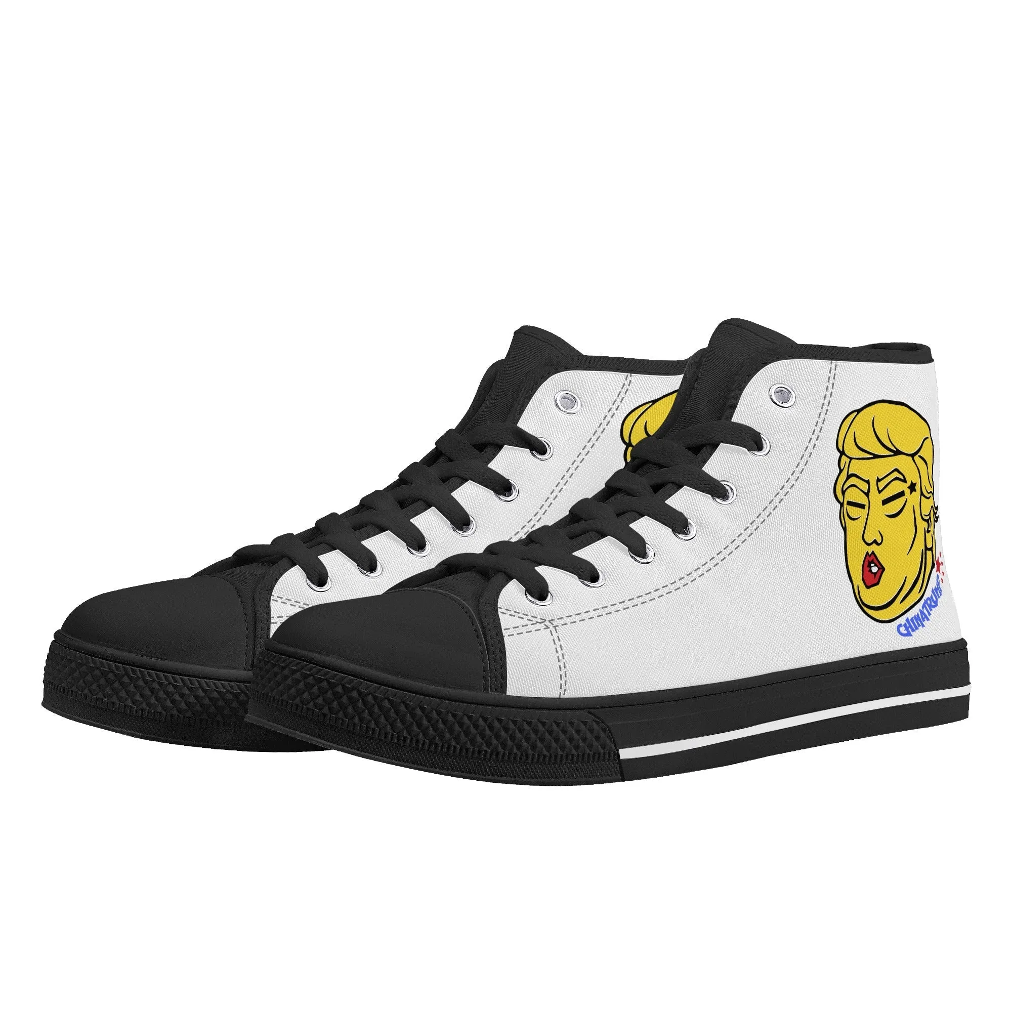 Chinatrump - Trump Meme | High Top Canvas Sneakers