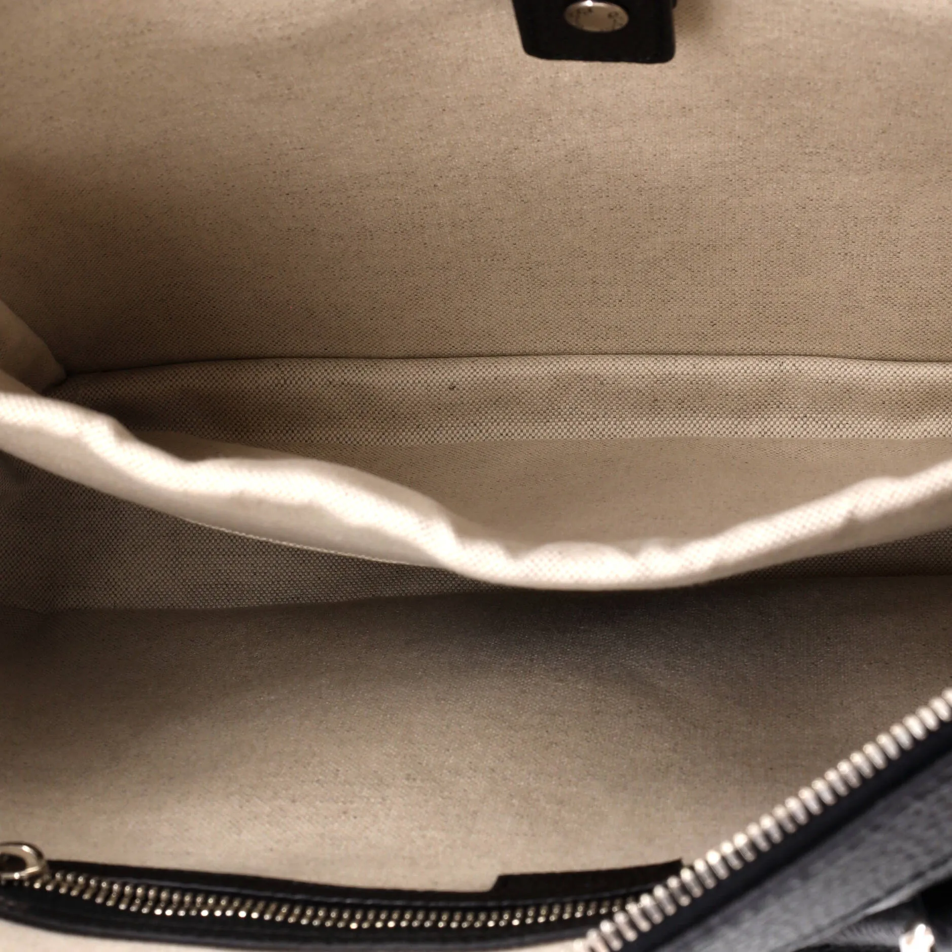 Convertible Briefcase Jumbo GG Embossed Leather