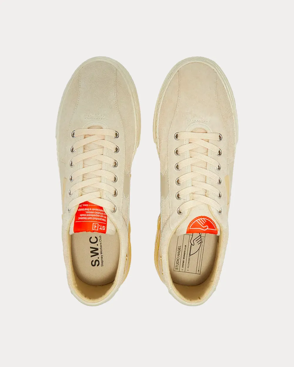 Dellow Exp 1 Ecru Low Top Sneakers