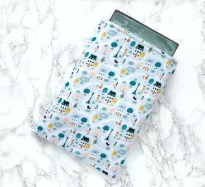 dog walkers - padded book sleeve, book pouch, kindle sleeve