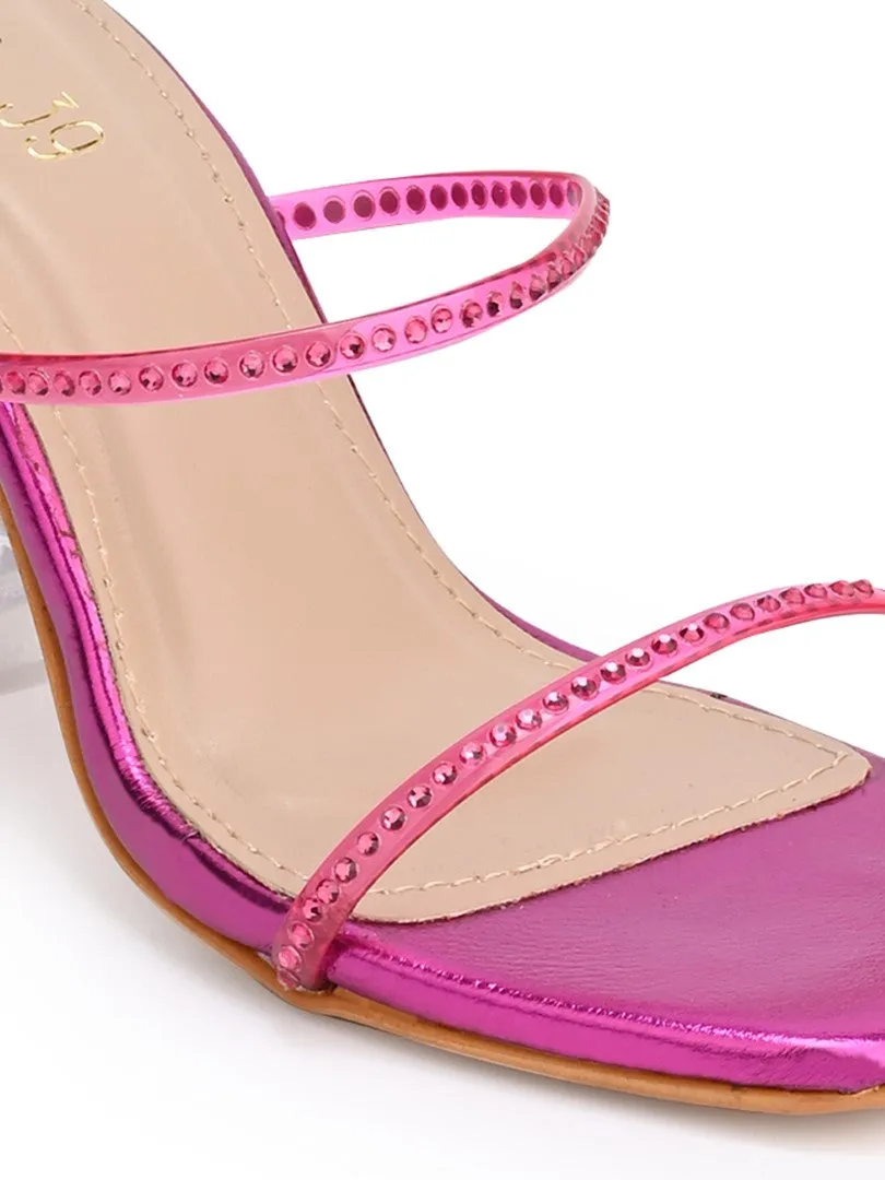 Dual Strap- Rani pink