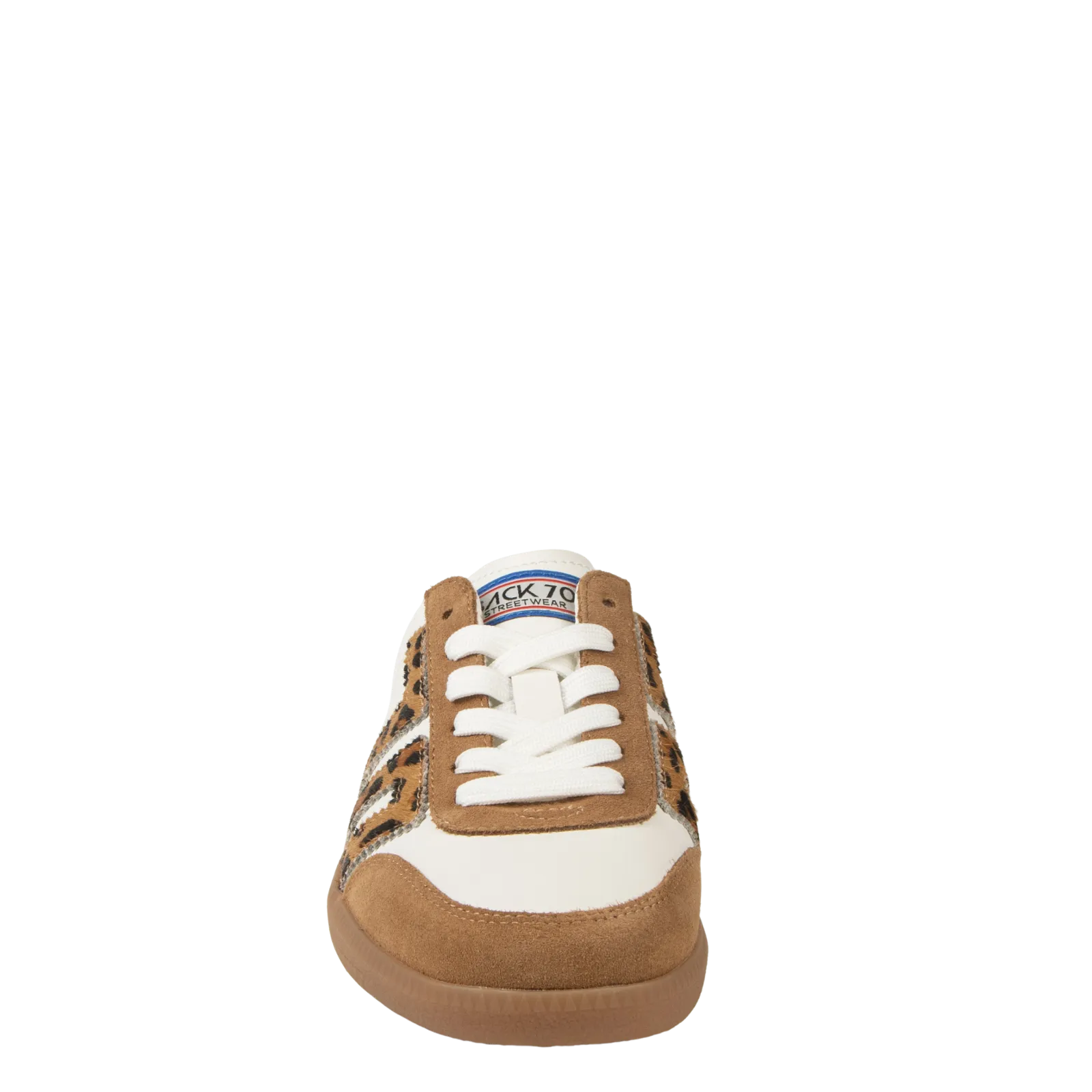 EASTER in WHITE LEOPARD Backless Sneakers