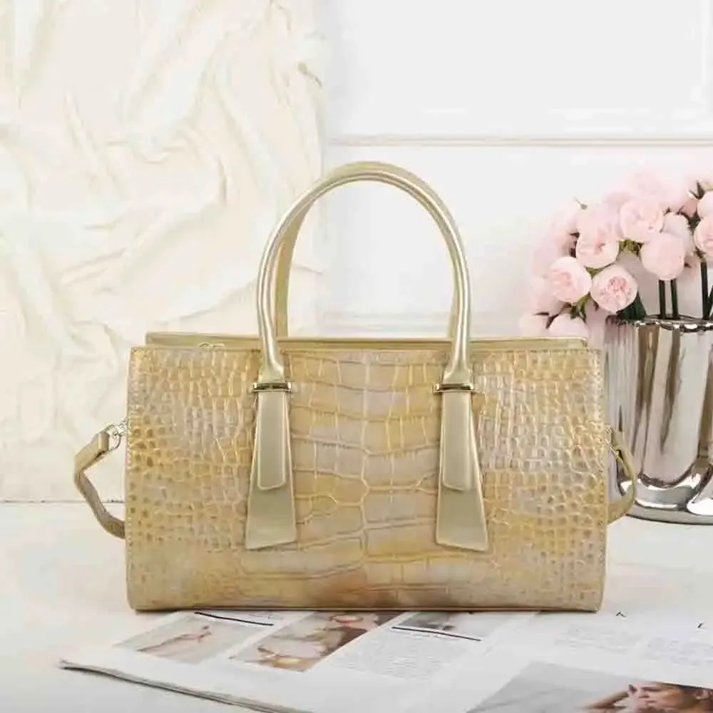 Elegant Woman Bag Charming Alligator Print Bag Luxury PU Leather Elegant Handbag