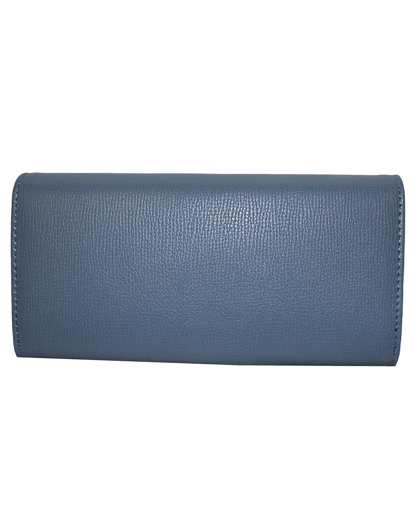 Fino 51333 Tri-Fold Faux Leather Cell Phone Compartment Purse with Box