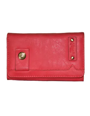 Fino 811-093 Faux Leather Metal Design Card Holder Organiser Purse