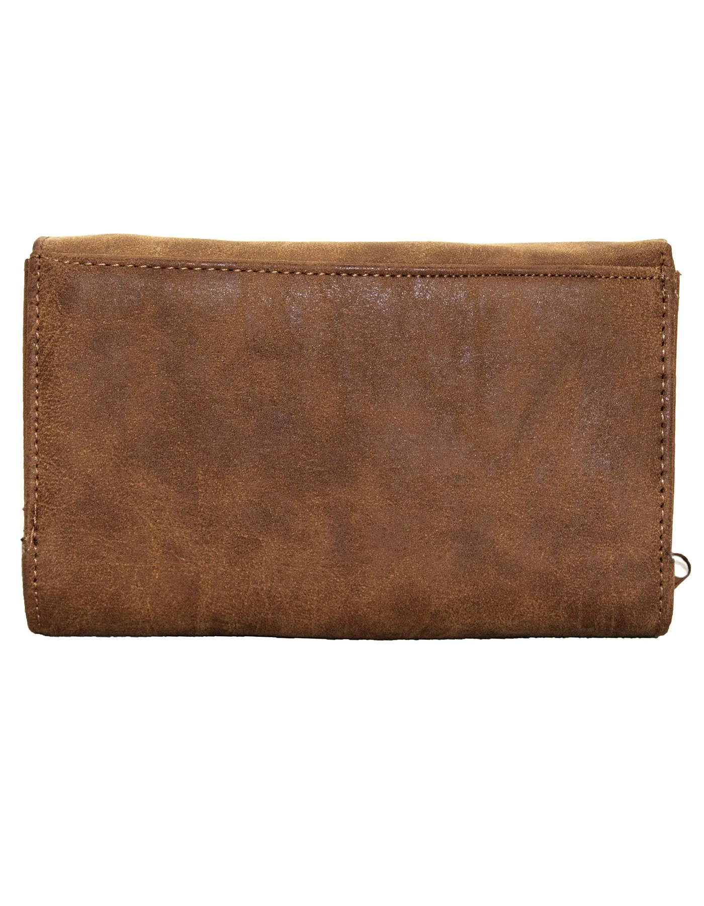 Fino 811-093 Faux Leather Metal Design Card Holder Organiser Purse