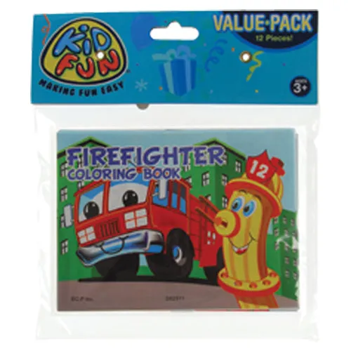 Firefighter Coloring Books Kids Stationery (One dozen)
