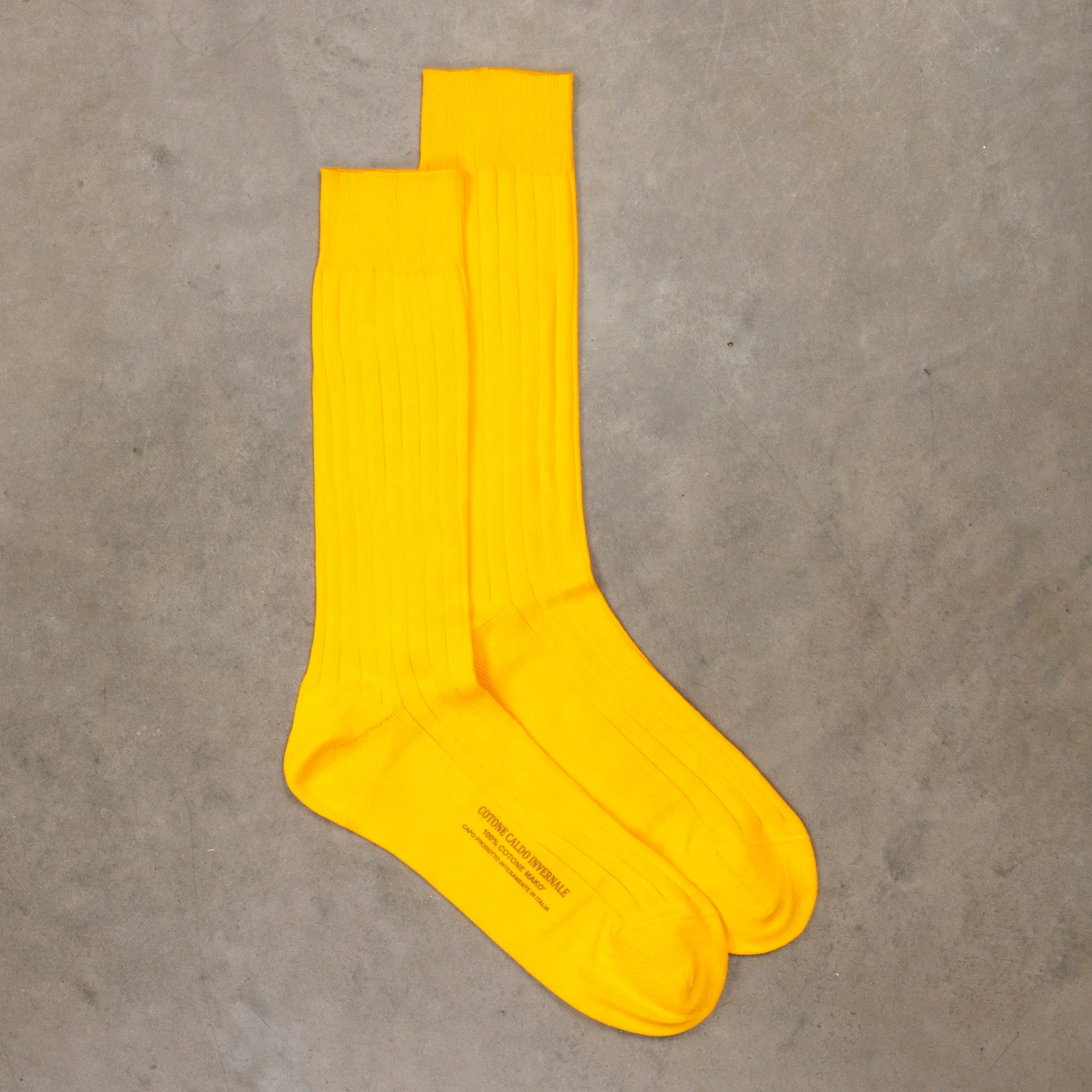 Frans Boone Socks Mako Cotone Mango