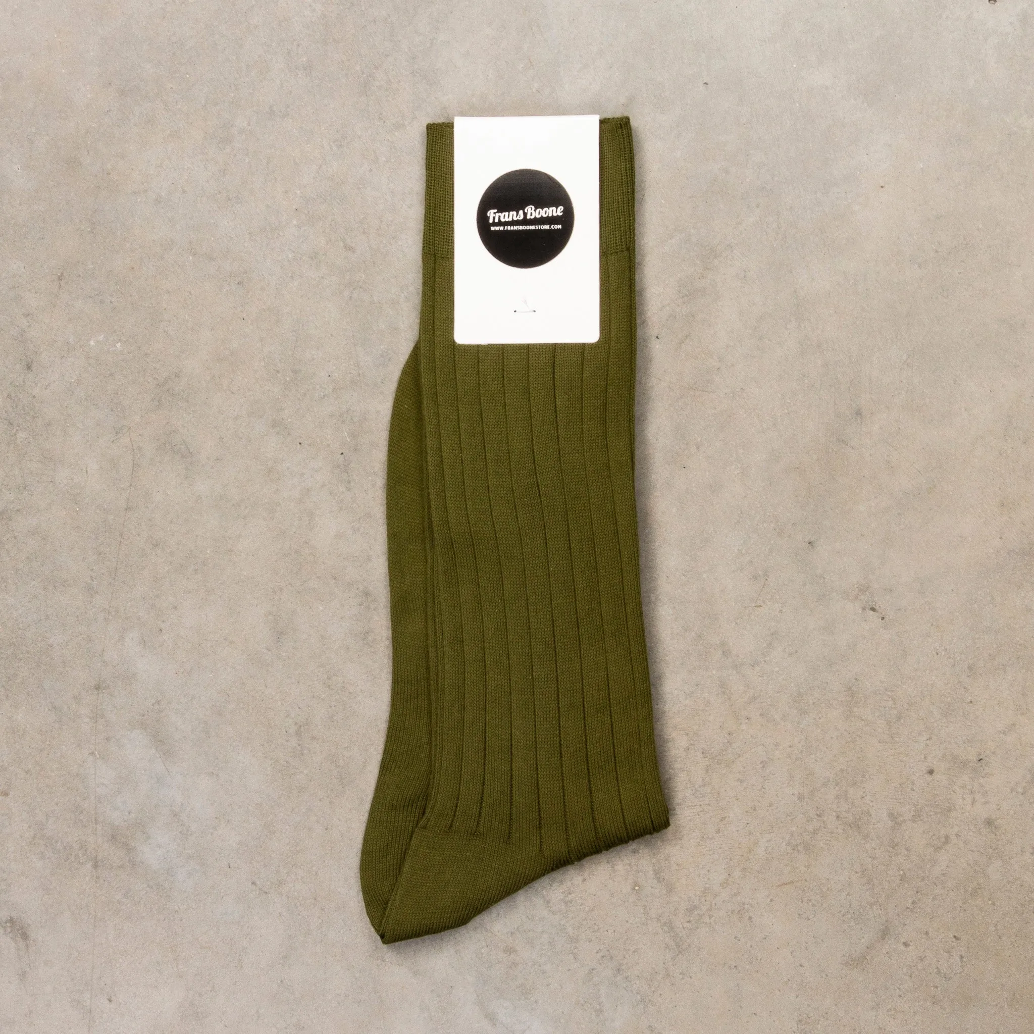 Frans Boone Socks Mako Cotone Oliva